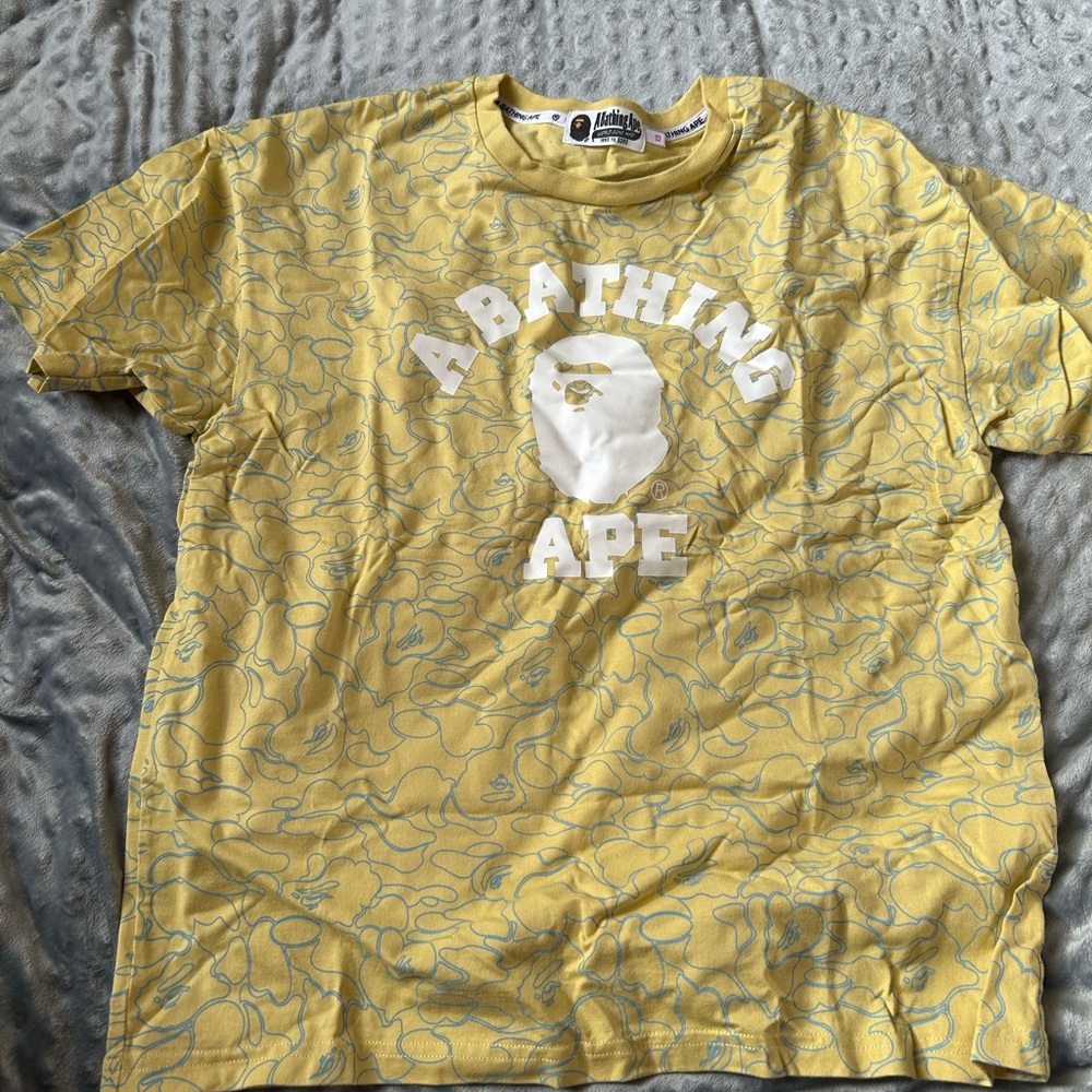 BAPE Yellow Graphic T-Shirt